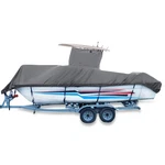For Center Console Boats With T-top Roofs Cover 20-24FT Grey. Fixed Price $79.11.