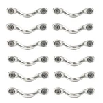 Amarine-made 12 Pcs Stainless Steel Pad Eye,eye Straps,tie Down,kayak Deck Loops. Fixed Price $29.99.