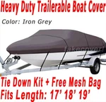 Bass Tracker V-nose Trailerable Boat Cover Y-ig Gray. Fixed Price $140.99.
