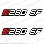 Fits Stratos 280 Sf (ski/fish) Boat Decals (set Of 2). Fixed Price $54.95.