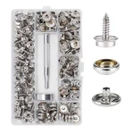 Titoe 150 Pcs Canvas Snap Kit, Marine Grade 3/8" Socket One Size, White. Fixed Price $16.41.