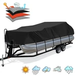 Solim Trailerable 1200D Pu Heavy Duty Pontoon Boat Cover, 16-18FT Marine Grad.... Fixed Price $194.32.