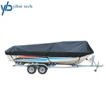 Unused Boat Cover Fishing V-hull Tri-hull Runabout Trailerable 14-16FT Black. Fixed Price $30.08.