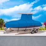 For Center Console Boats With T-top Roofs Heavy-duty Cover 20-24FT Blue. Fixed Price $71.06.