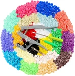 Ilauke 400 Sets Buttons With Pliers T5 Plastic Snaps No-sew Fa. Fixed Price $29.56.