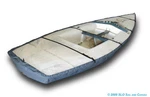 Laser Ii Sailboat Hull Cover - Polyester Charcoal Gray Bottom. Fixed Price $228.85.