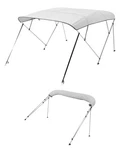 Vevor Bow Boat Bimini Tops 96"LX(85"-90")W 54"H Awning Canopy Light Grey. Fixed Price $144.99.
