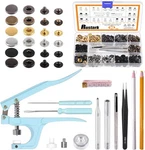 Rustark 90 Set 12.5MM 6 Leather Snap Fasteners Kit With Colors. Fixed Price $27.41.