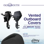 Oceansouth Running/vented Cover For Mercury 4STR 3CYL 500CC 25-30HP 2022-2023). Fixed Price $77.31.