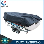 11-13FT Boat Cover V-hull Runabouts 420D Black Waterproof Heavy Duty. Fixed Price $21.64.
