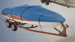 Covermate Euro-style V-hull I/o Boat Cover, 18'4"-19'5" X 102", Blue 2529. Fixed Price $94.99.