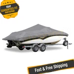 Carver 71219S-11 19'6" Mist Gray Sun-dura Boat Cover. Fixed Price $336.62.