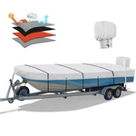 Boat Cover 14FT Jon Waterproof Heavy Duty Motor Gray Solim 1200D Mooring Marine. Fixed Price $104.99.