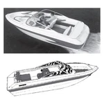Slate Gray Poly-flex Ll Boat Cover 20 FOR'6" 102" W Euro. Fixed Price $351.25.