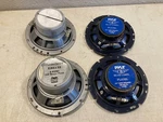 Lot Of 4 Car Speakers: 2 Pyle Blue Label PL63BL & Dual Illuminite XIN6X53. Fixed Price $89.99.