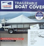 Carver Alum Fish Boat W/ Walkthru 17'6" V-hull Cover -sun-dura. Fixed Price $300.00.