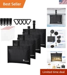 Durable Boat Mooring Sand Bags - 600D Polyester Kit With Tarp Clips Included. Fixed Price $33.99.