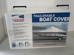 Carver 72215P-10 Gray Poly-guard Centerline 15'6" With 76" Beam Boat Cover Usa. Fixed Price $49.99.