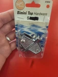 Taylor 1204 Deck Hinge Chrome Zinc 3/4" 2CT. Fixed Price $12.40.