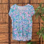 Lilly Pulitzer Nwt Etta Top Mandevilla Baby Hip Nautic Size. Fixed Price $48.00.