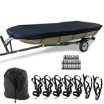 Lablt For Jon Boat Cover 210D 12FT-18FT Beam Width Up To 75INCH. Fixed Price $21.05.