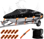 Heavy-duty Waterproof Cover For 17-19 Ft V-hull & Tri-hull Boats. Fixed Price $131.99.