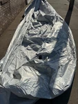Budge 600 Danier V-hull Runabout Boat Cover Gray 16' 18' Long. Fixed Price $110.00.