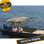 Carver Mossy Oak Shadow Grass Polyester Round Tube 3-BOW Bimini Top Kit. Fixed Price $503.78.