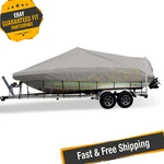 Carver 79011 Flex-fit Haze Gray Poly-guard 17'-19' 102" W Boat Cover. Fixed Price $168.53.
