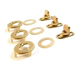 Common Sense Eyelet & Stud, Turn Button Fasteners, Gilt Brass Finish, 3 Pc.. Fixed Price $14.89.