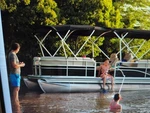 G3 Suncatcher Pontoon Boat Front Bimini Top With Boot 44385-30. Fixed Price $300.00.