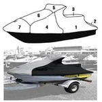 Custom Storage Cover For Yamaha 1994-1997 Wave Raider 700/760/1100. Fixed Price $199.95.