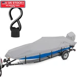 Boat Cover With Length: 16'-18.5', Beamwidth: Up To 94", Light Gray. Fixed Price $150.66.