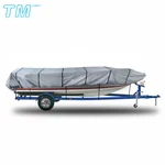 12FT Grey 210D 56INCH Boat Cover Water Proof Trailerable For Jon. Fixed Price $22.91.