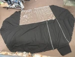 Renken 2500 Cabin W027727 Aft Drop Curtain Black 142" X 87" Marine Boat. Fixed Price $64.98.