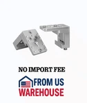 Traxstech Alumacraft Gunwale Clamps Clear Silver Marine Mount Set. Fixed Price $79.00.