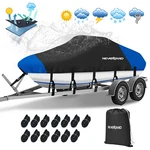 Waterproof Boat Cover Heavy Duty For V-hull Runabout Fishing Ski Bass 17FT-19FT. Fixed Price $55.99.