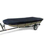 Boat Cover Black 12FT-18FT For Jon Beam Width Up To 75INCH 210D Waterproof. Fixed Price $21.45.