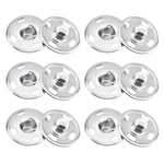Quacc 6 Sets Sew Snap Buttons, Rustproof Metal Silver. Fixed Price $7.11.