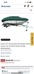 Exact Fit Covermate Sharkskin Boat For Toyota Epic 22 Br Bowrider (2-FD1). Fixed Price $265.00.