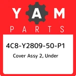 4C8-Y2809-50-P1 Yamaha Cover Assy 2, Under 4C8Y280950P1, New Genuine Oem Part. Fixed Price $500.66.
