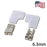 50SETS 6.3MM Chicken Claws Female Flag Crimp Spade Terminal Lock Connector+ Case. Fixed Price $10.99.