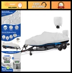 Heavy Duty 1200D Waterproof Boat Cover For 20'-22' Bass, V-hull, Tri-hull, Runab. Fixed Price $175.99.