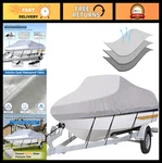 Heavy Duty Waterproof Boat Cover 17'-19' Fits V-hull, Fishing, Runabout, Bass. Fixed Price $86.99.