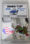 BIM-S8W BIMS8W Epco Gator Tuff Black Boat Bimini Top Strap 8'L. Fixed Price $13.49.
