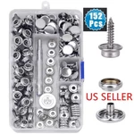 152PCS Snap Fastener Boat Canvas Marine Screw Press Stud Cover Button Tool Kit. Fixed Price $15.56.