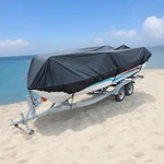 Heavy Duty Trailerable Boat Cover Fishing V-hull Tri-hull Runabout Waterproof. Fixed Price $23.15.