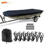 Black 14FT Boat Cover For Jon 70 Inch 210D Protection Waterproof. Fixed Price $21.49.