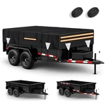 X 10 Waterproof 600D Dump & Utility Trailer Cover, Heavy Duty Windproof. Fixed Price $114.82.