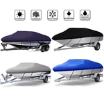 Waterproof Trailerable Runabout Boat Cover Fit V-hull Tri-hull Fishing Bass. Fixed Price $52.99.